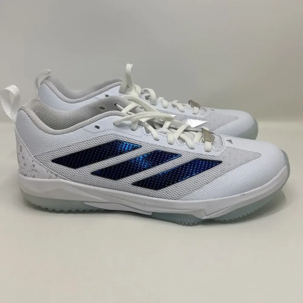 Adidas Adizero Impact TF 2.0 Baseball Turf Shoes JQ2093 White Men's Size 8 New